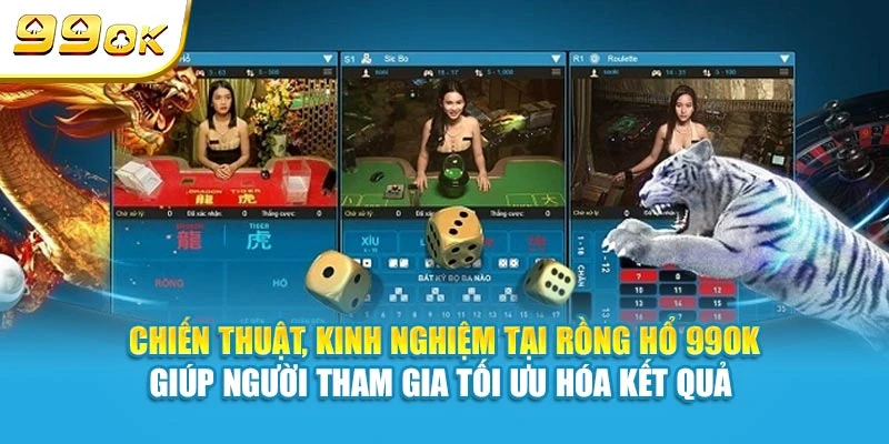 Chiến thuật, kinh nghiệm tại Rồng Hổ 99OK giúp người tham gia tối ưu hóa kết quả 